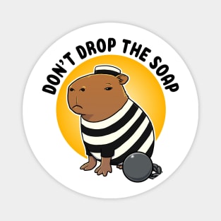 Don't drop the soap Capybara Prisioner Magnet